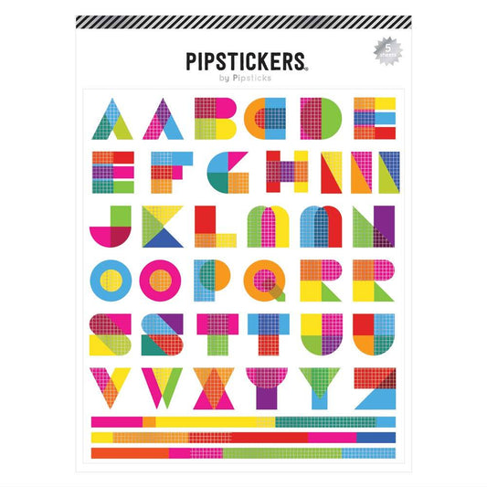 Pipsticks Pastel Party Big Alphabet (5ct)