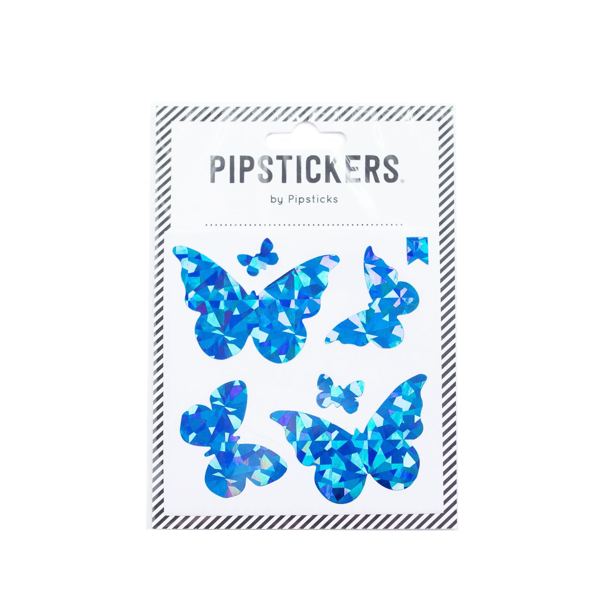 Blue Holographic Butterflies