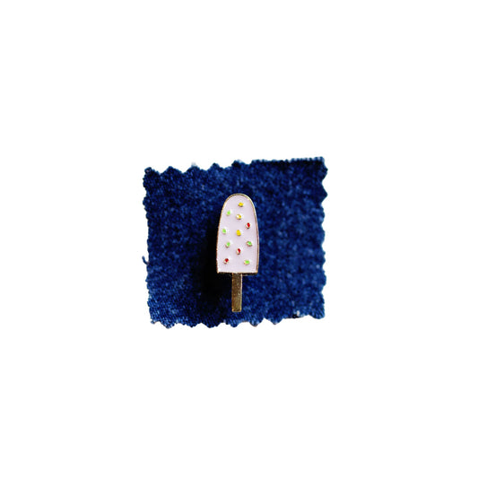 Lavender Sprinkle Popsicle Pin
