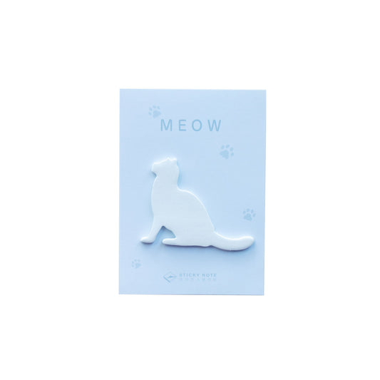 Meow Sitting Cat Sticky Notes