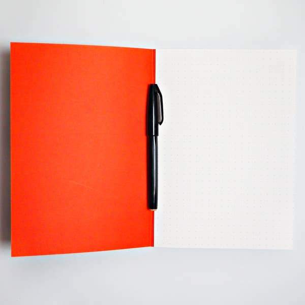 Pink Graphic Shapes Notebook by The Completist
