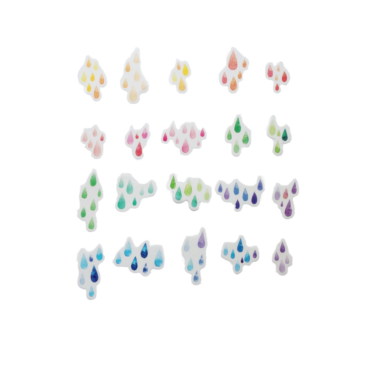Raining Rainbows Sticker Flakes