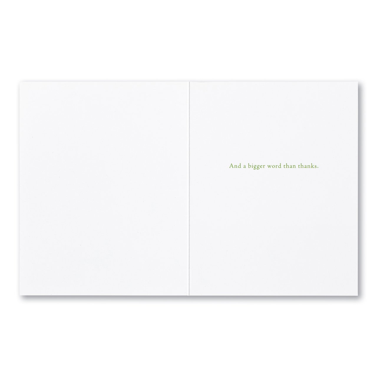 I Want a Brighter Word Than Bright Greeting Card