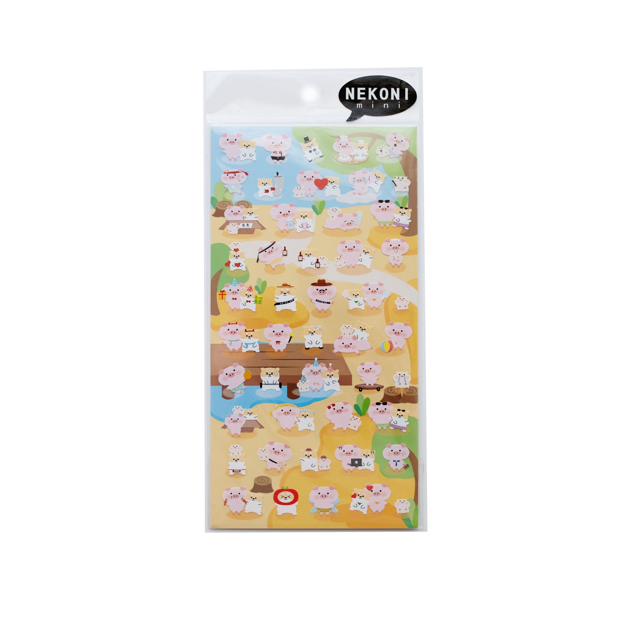 Piggy Party Single Sheet