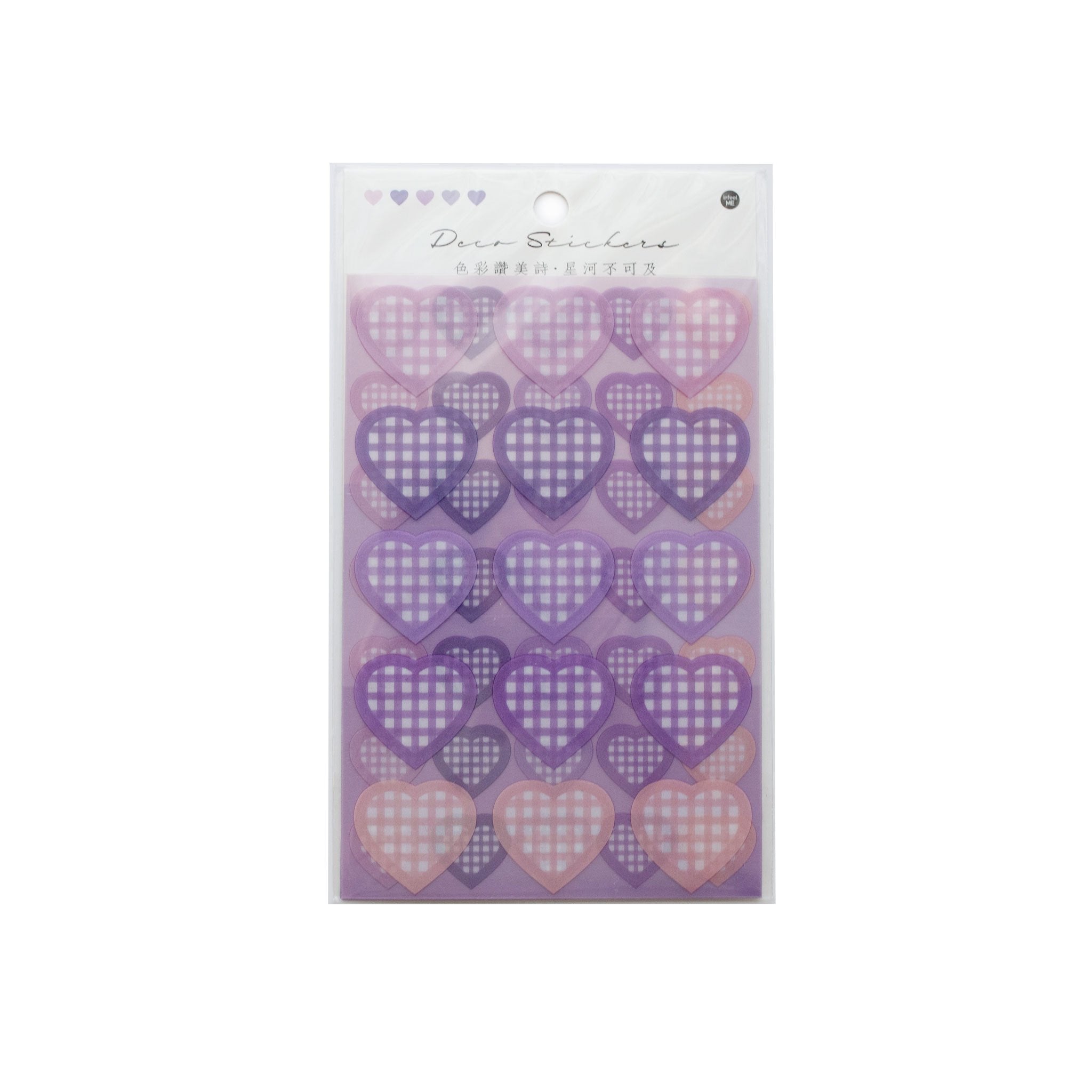 Gingham Hearts & Dots Sticker Sheets