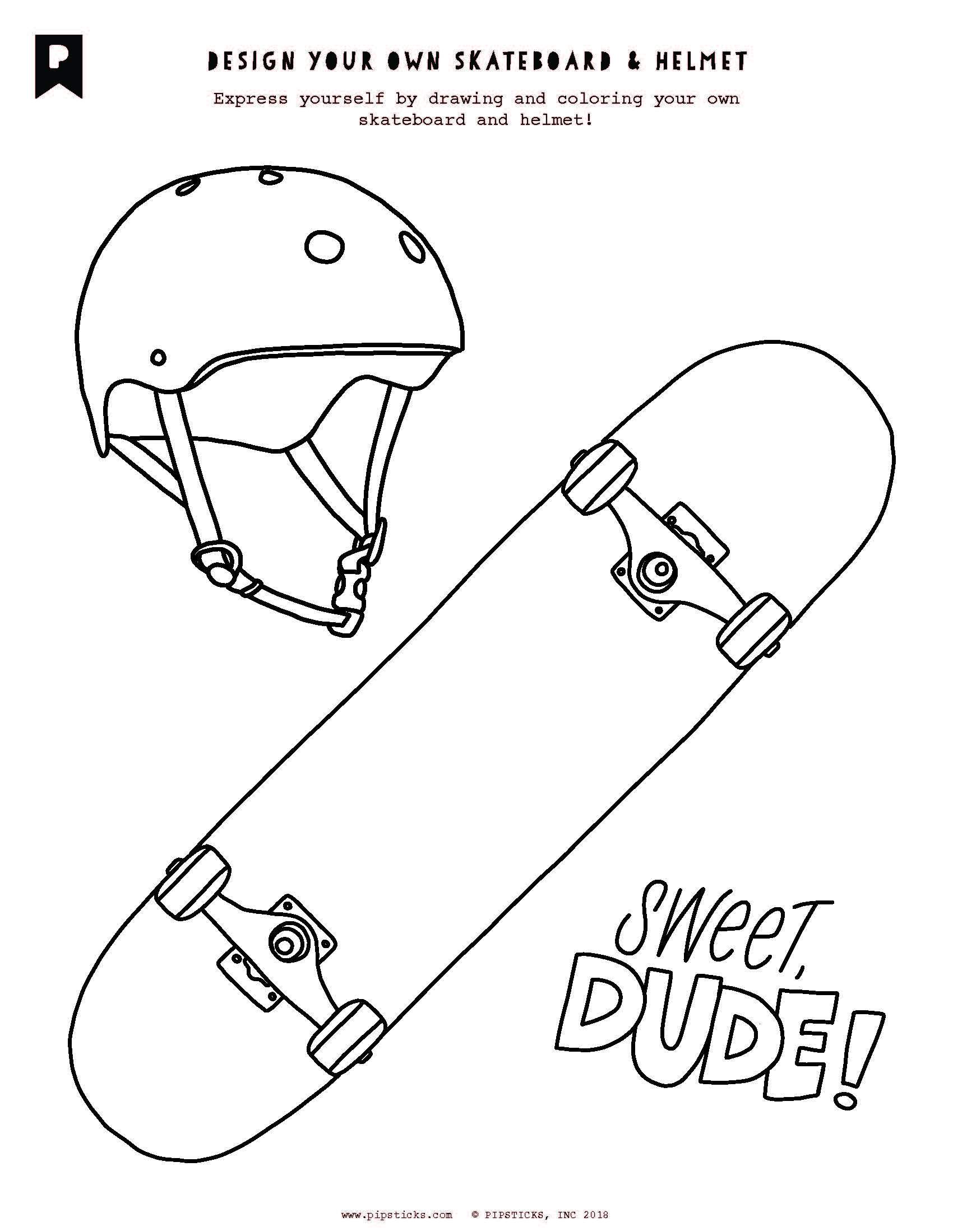 Later Skater! Kids Printables