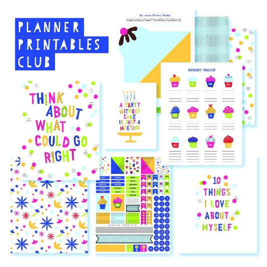 It's My Party Planner Printables
