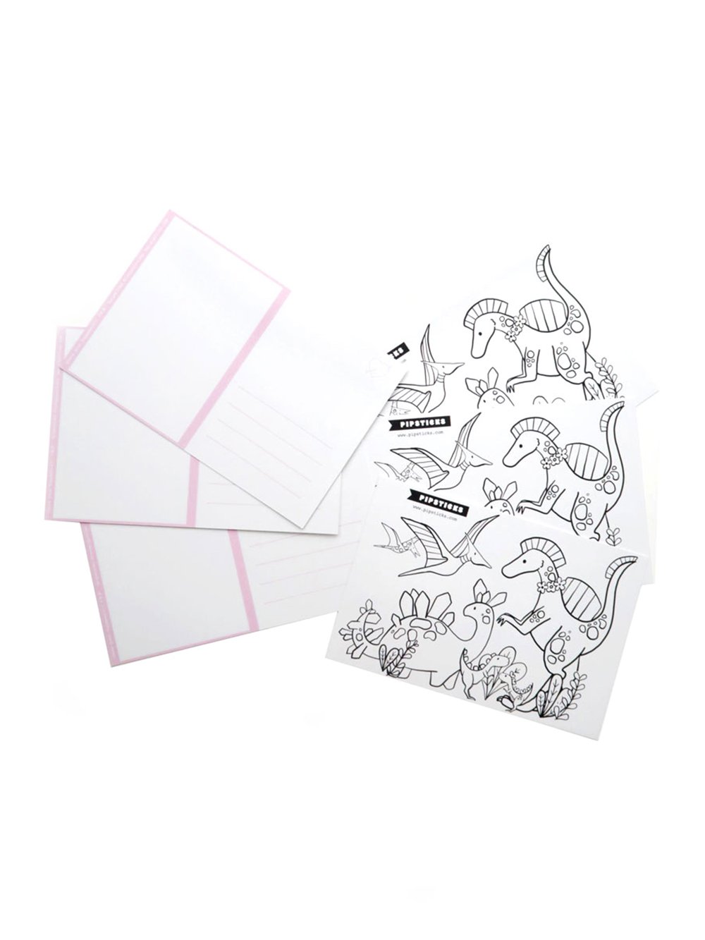 Color-in Dinosaurs Postcard Pack