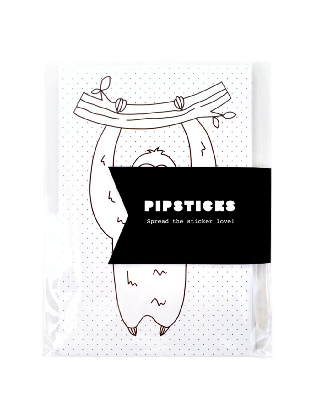 Color-in Sloth Postcard Pack