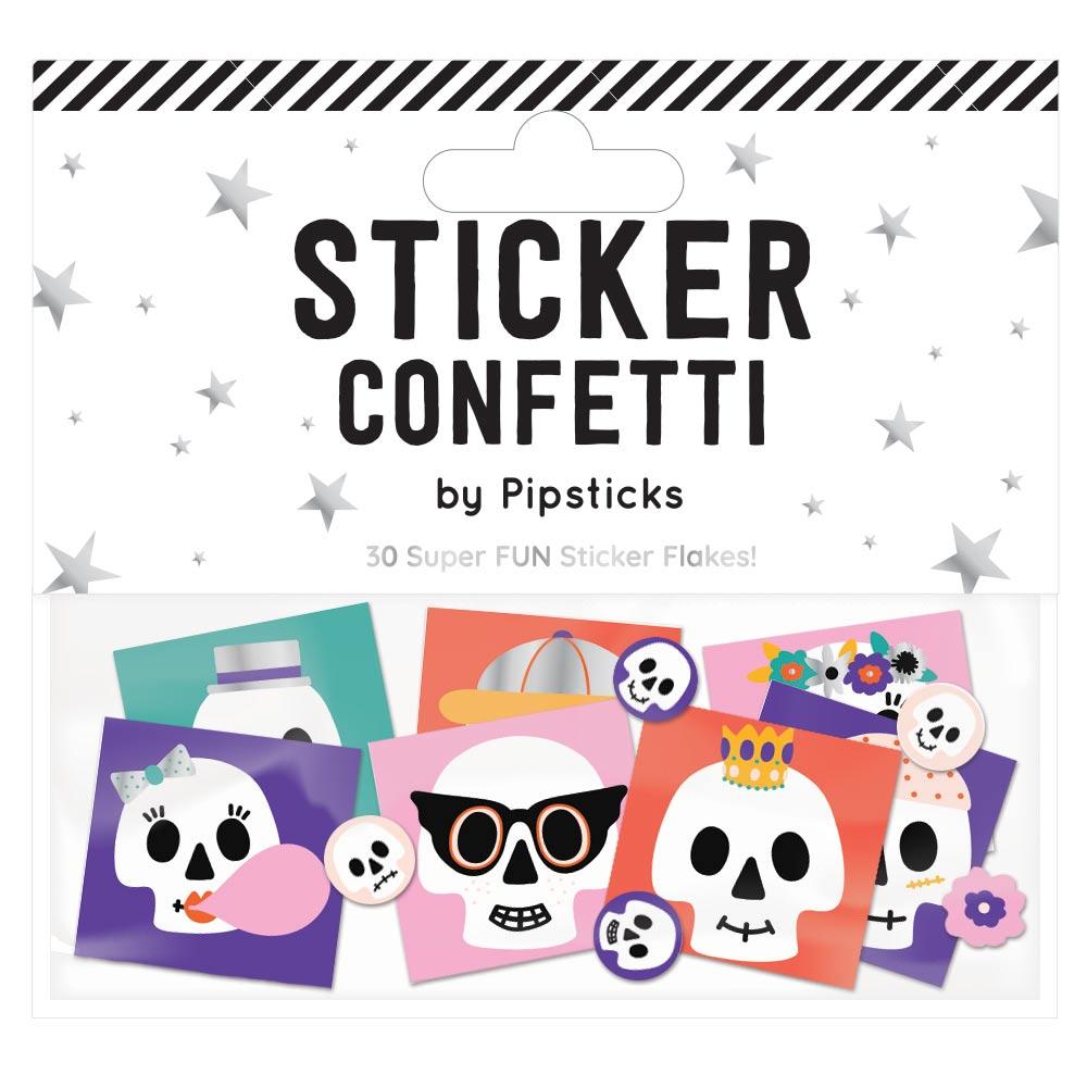 Funny Bones Sticker Confetti