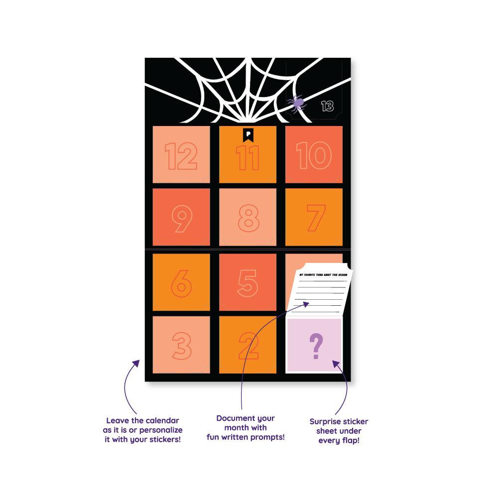13 Days of Halloween Sticker Countdown