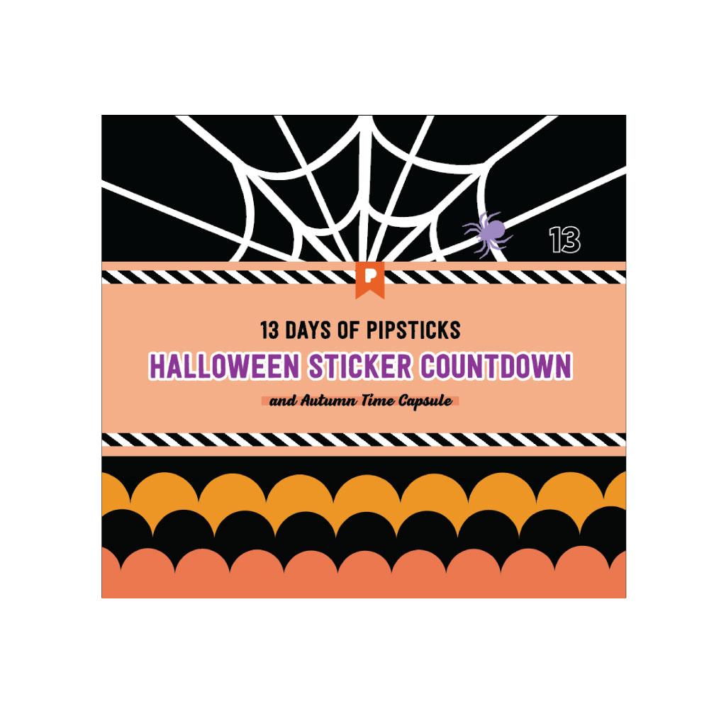 13 Days of Halloween Sticker Countdown