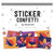 Autumn Foliage Sticker Confetti