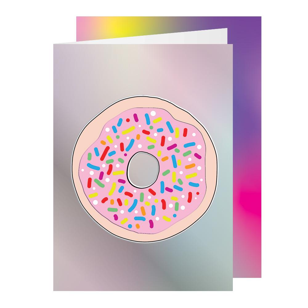 Big Puffy Donut Greeting Card