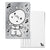 Color-in Hippo A-Go-Go Postcard Pack