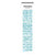 Fuzzy True Blue Alphabet