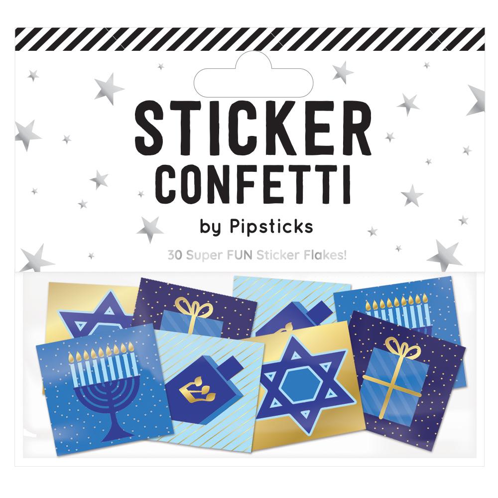 Hanukkah Sticker Confetti