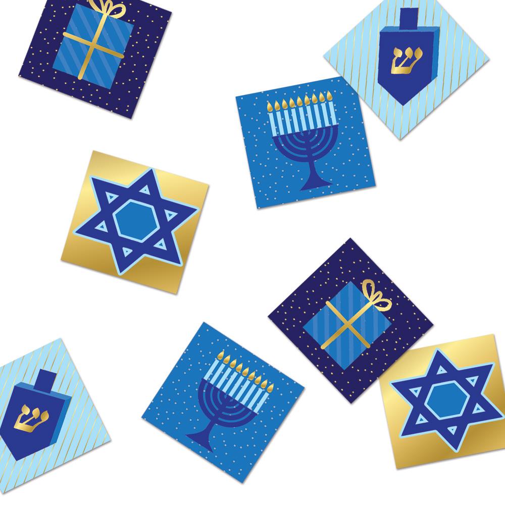 Hanukkah Sticker Confetti