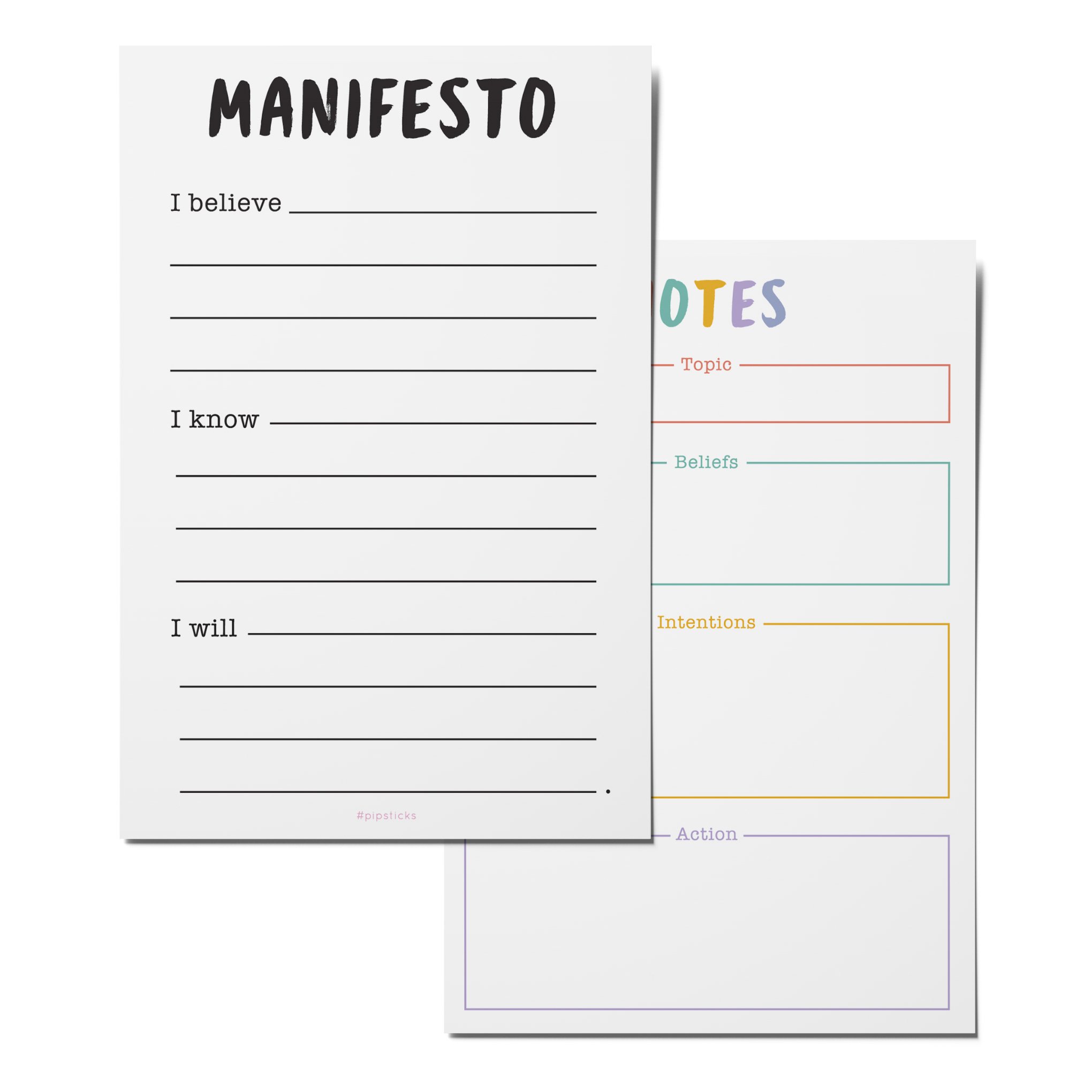 Manifesto Notecard Pack