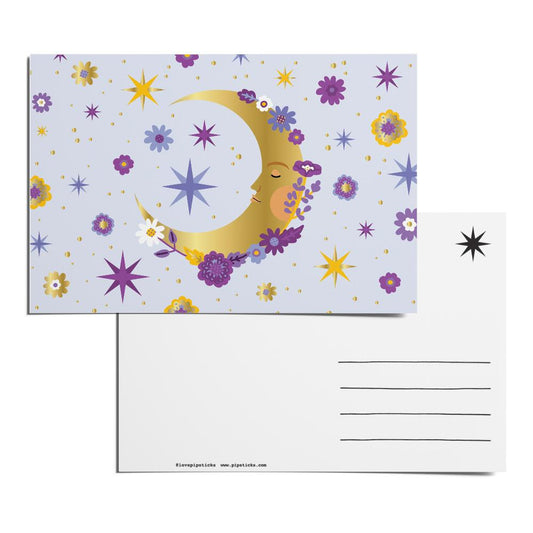 Moon Bloom Postcard Pack