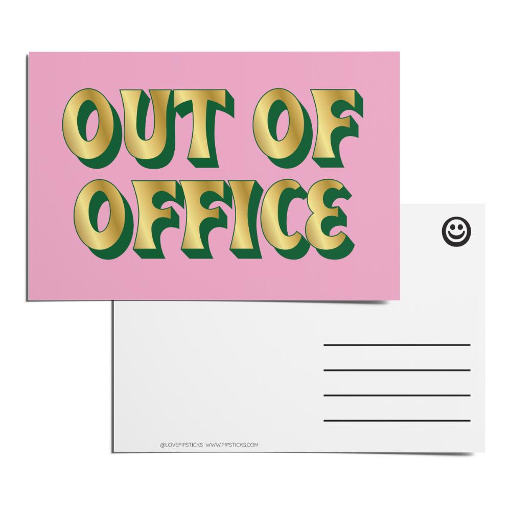 Out Of Office Postcard Pack