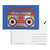 Retro Boombox Postcard Pack