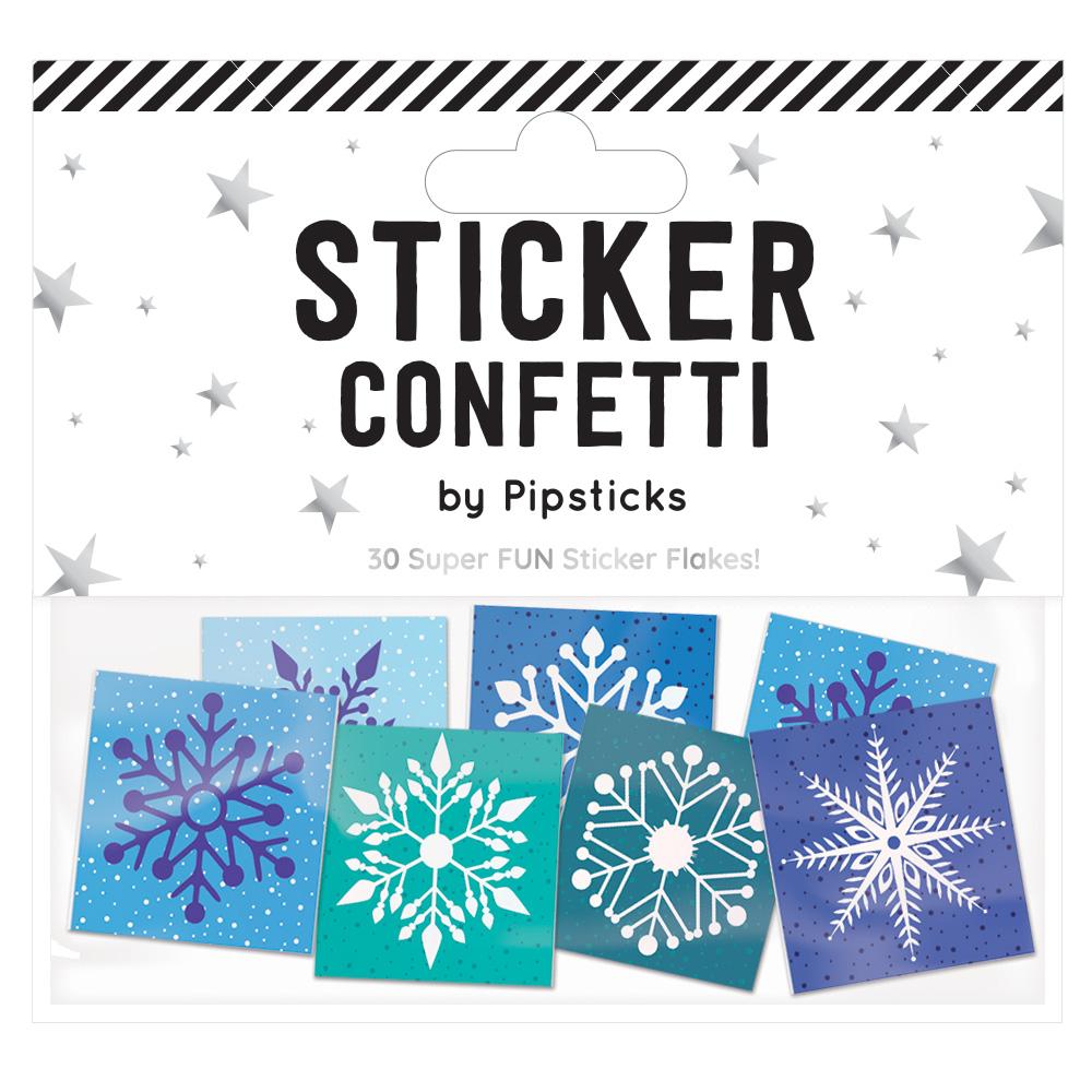 Snowflake Sticker Confetti
