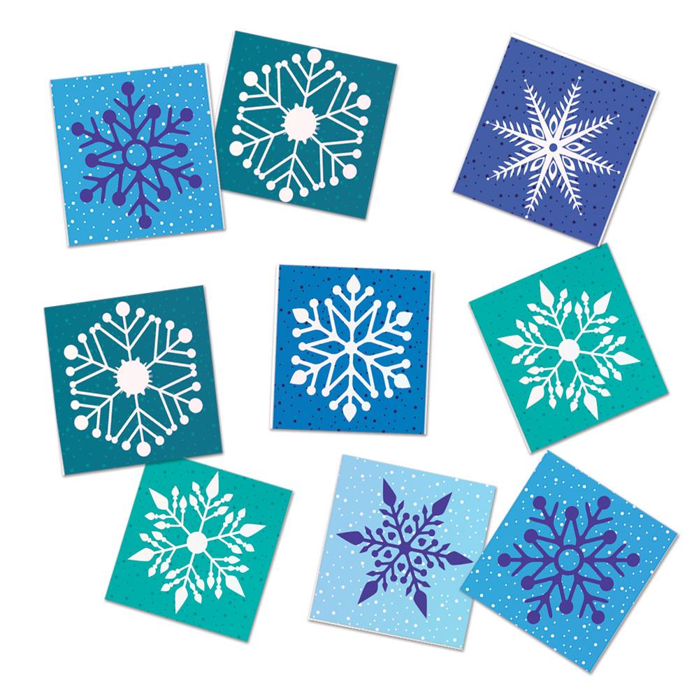 Snowflake Sticker Confetti