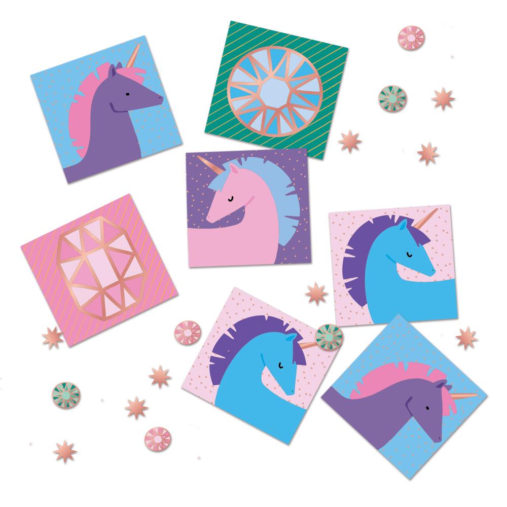 Sparkling Unicorns Sticker Confetti