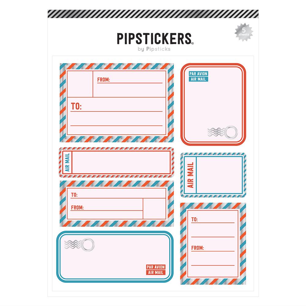 Vintage Air Mail Labels (5ct)