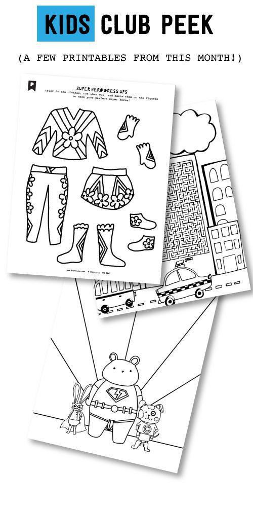 Be A Superhero Kids Printables