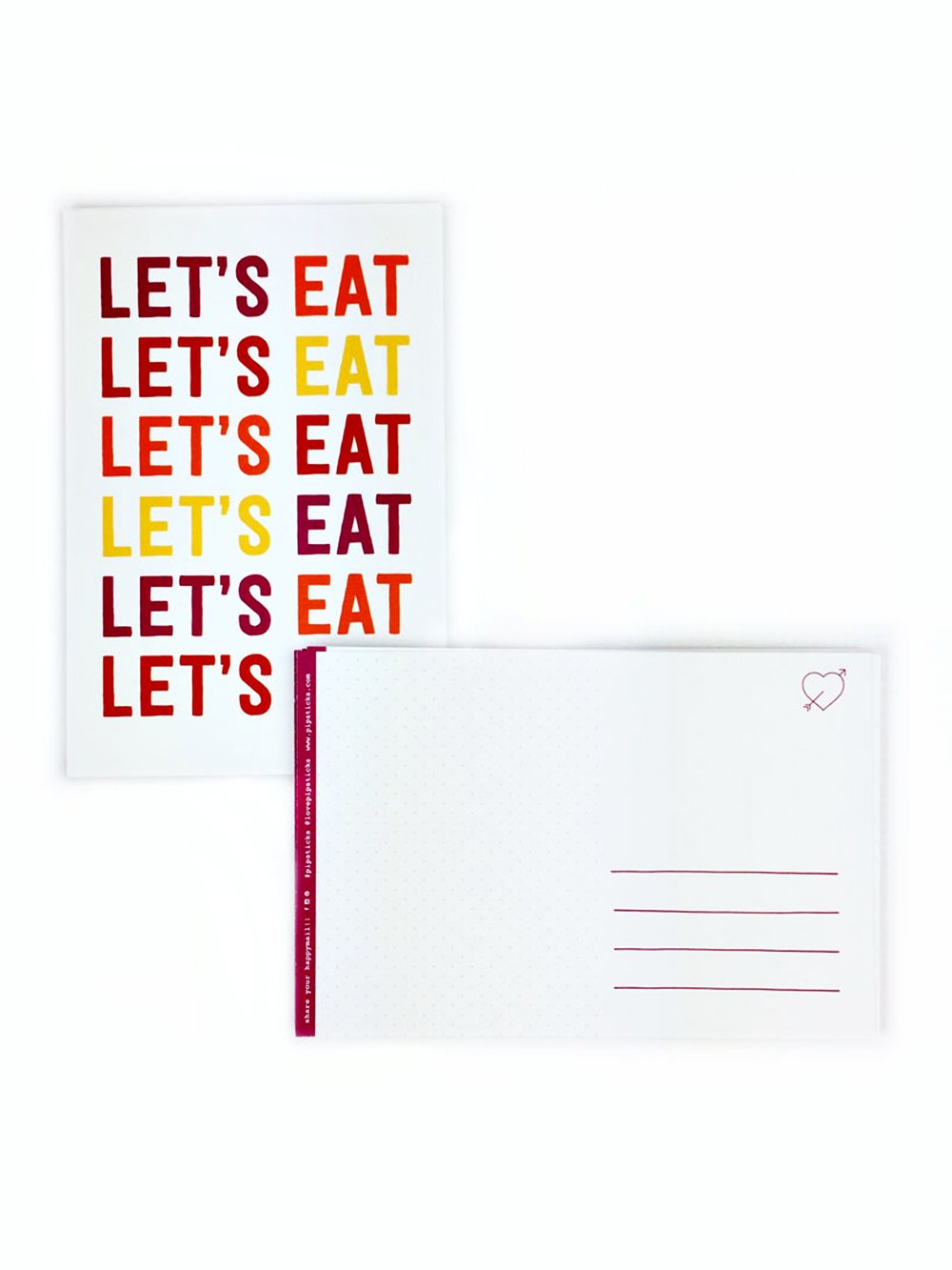 Let's Eat Postcard Pack