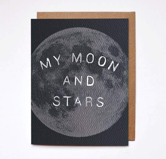 My Moon & Stars Greeting Card