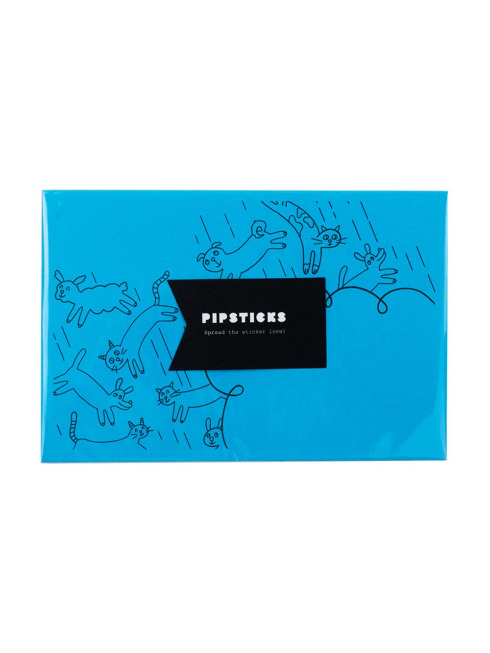 Pipsticks Raining Cats & Dogs Envelope 6-Pack