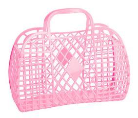 Sun Jellies Retro Basket - Bubblegum Pink - Large