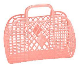 Sun Jellies Retro Basket - Peach - Large