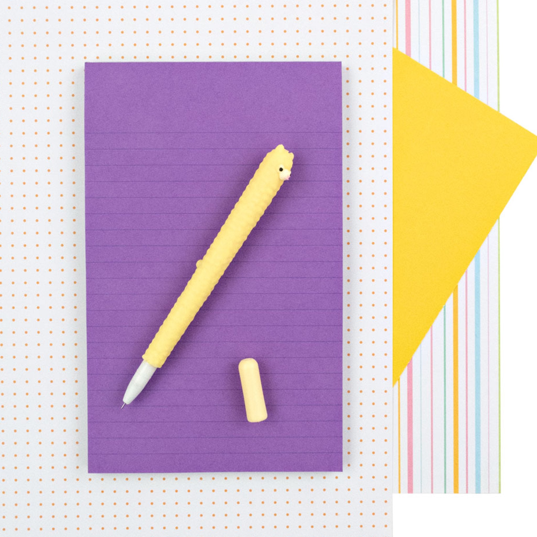 Yellow Llama Gel Pen
