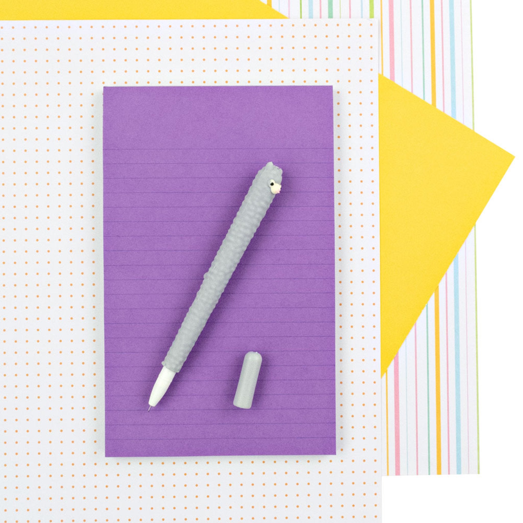 Storm Grey Llama Gel Pen