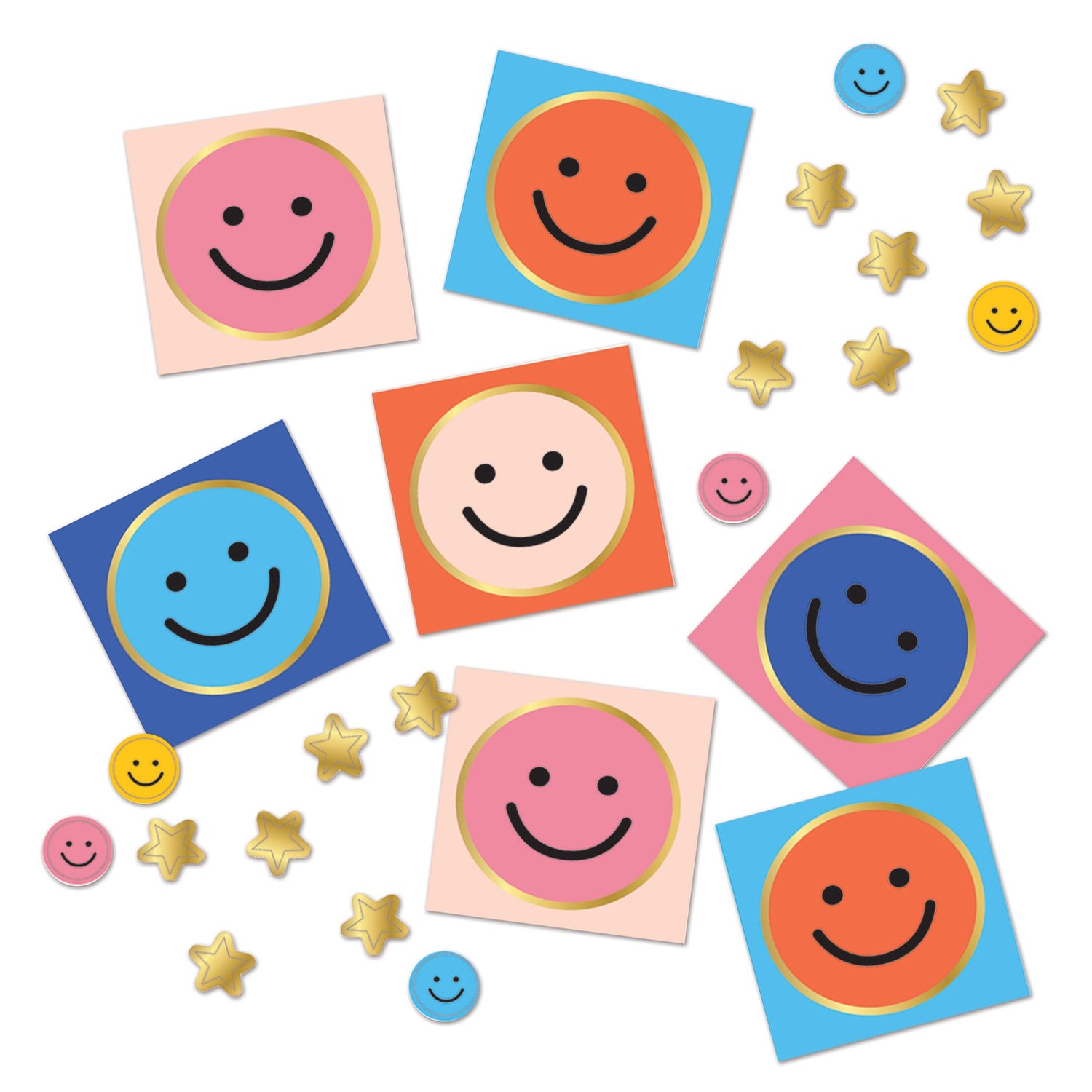 Smiley Face Sticker Confetti