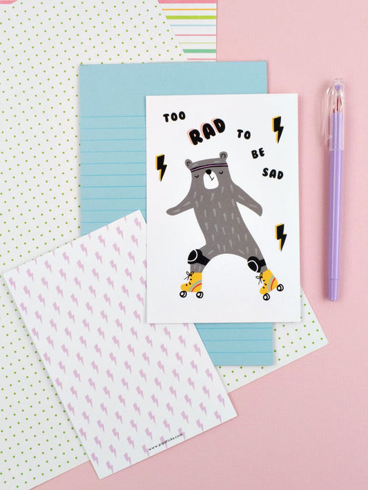 Too Rad To Be Sad Quote Card Pack