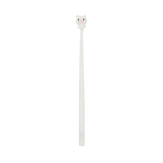 White Pig Gel Pen