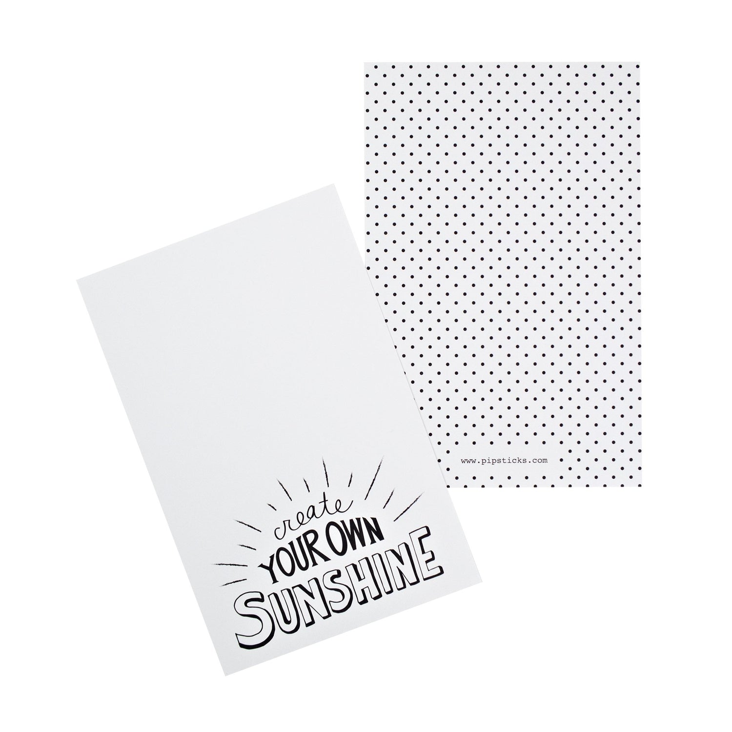 Create Your Own Sunshine Quote Card Pack
