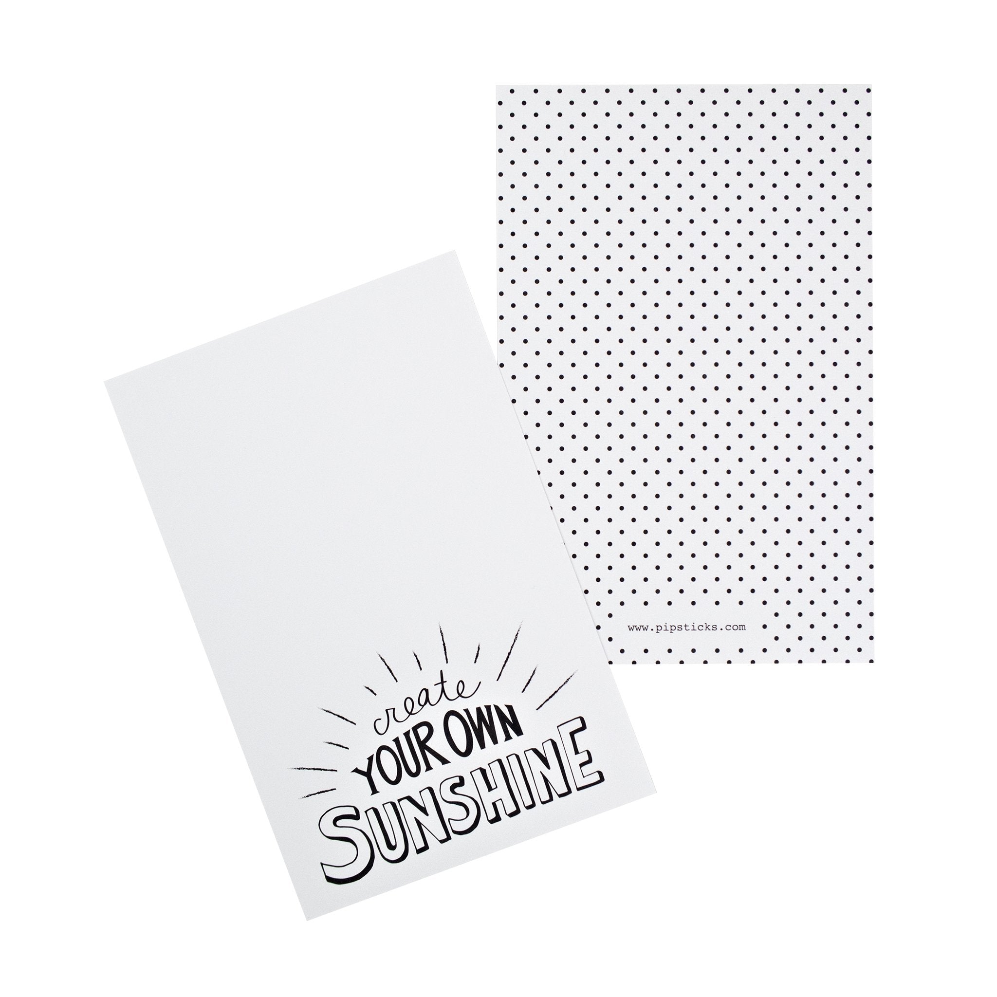 Create Your Own Sunshine Quote Card Pack