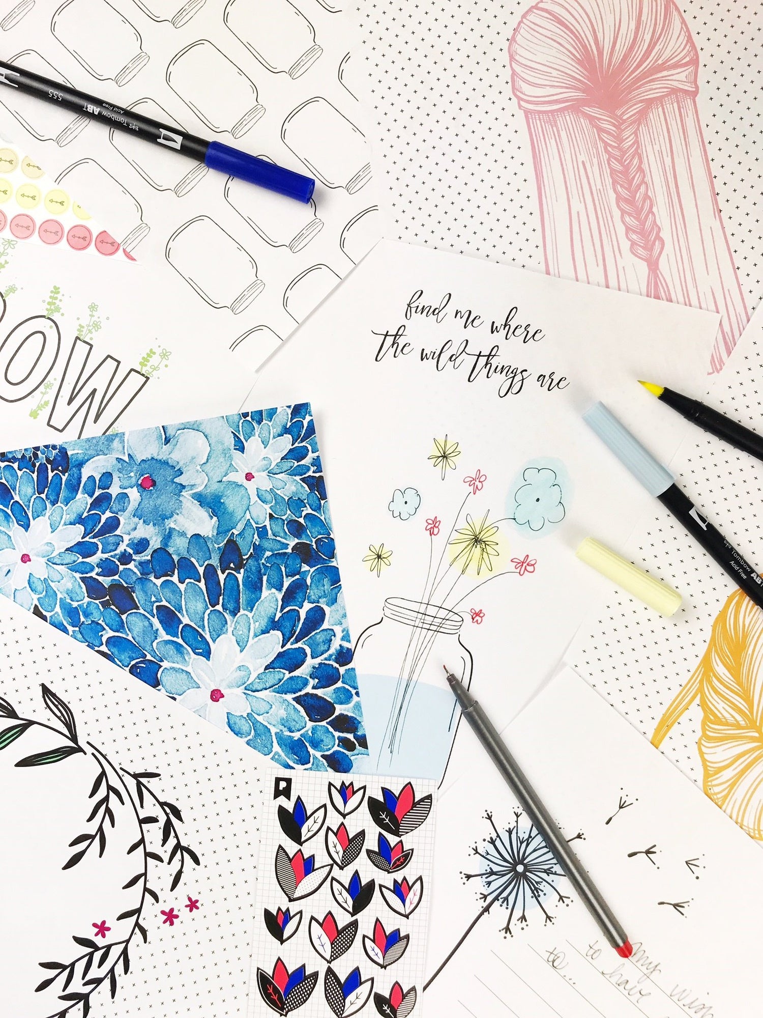 Wear Flowers In Your Hair Pro Printables