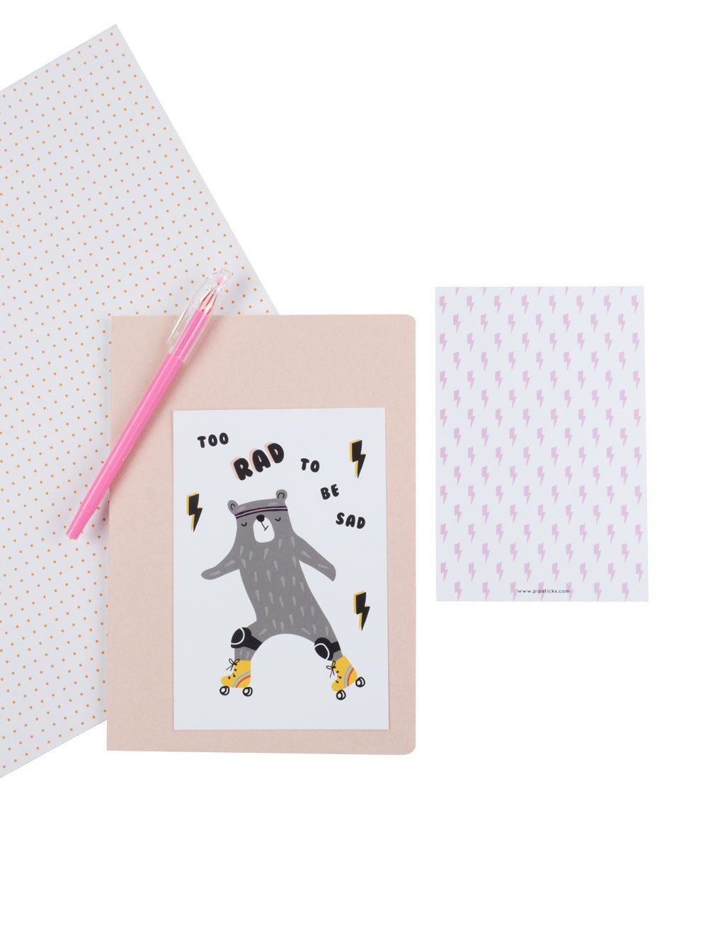 Too Rad To Be Sad Quote Card Pack